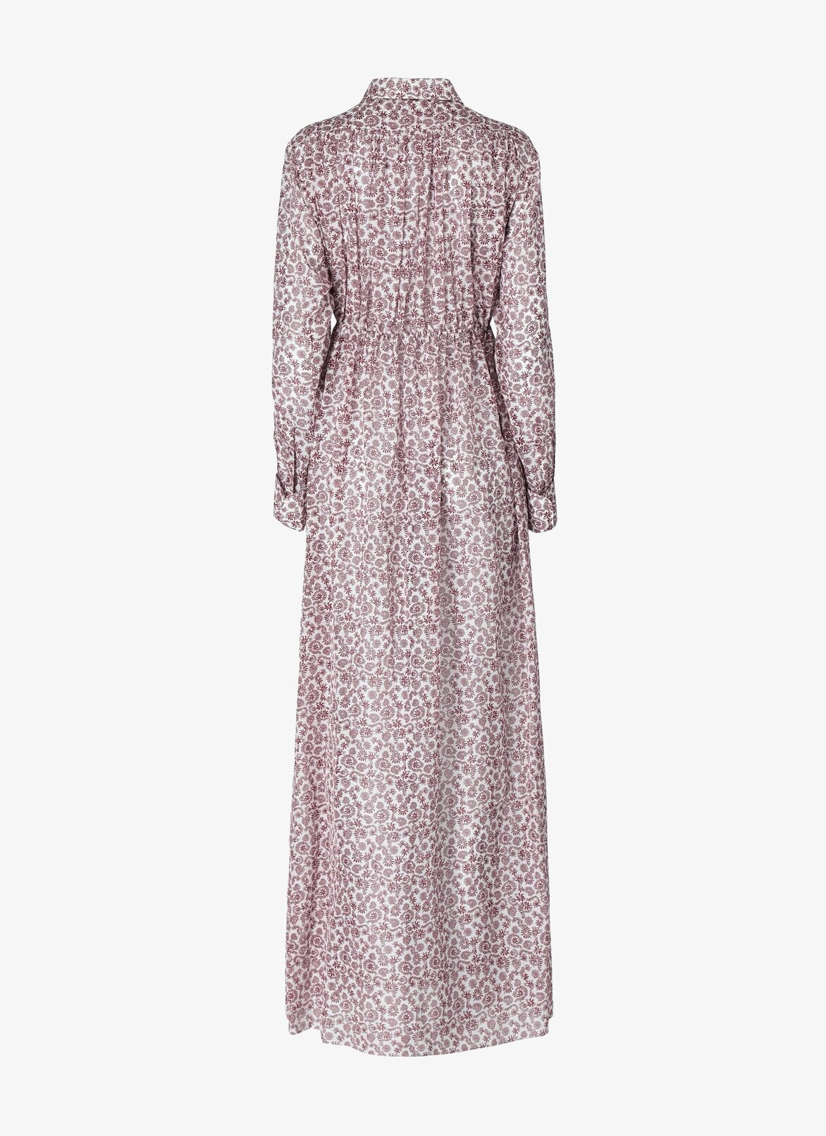 ALAÏA WEIß/BURGUNDER